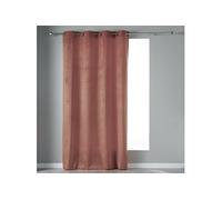 Rideau tamisant a oeillets 140 x 240 cm velours Velvetine Rose