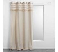 Rideau tamisant en coton 140 x 240 cm Atlas naturel COTON d'intérieur Beige G