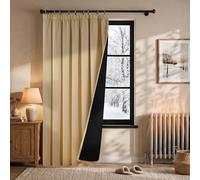 Rideau thermique 100% opaque pour une protection contre la chaleur et le froid