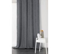 Rideau thermique Linder à galon fronceur Alaska - Gris Anthracite