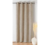 Rideau thermique Linder Bengale à Œillets - Taupe chiné