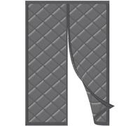 Rideau thermique magnétique Unyqoos® – Rideau isolant pour protéger contre le froid et les courants d'air, 90 x 210 cm, en coton-polyester (tissu Oxford), avec fermeture magnétique automatique