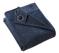 Rideau Thermique Occultant 140 x 180 cm Doublé Polaire Coloris Bleu nuit - KEYNE -