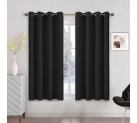Rideau thermique occultant - Lot de 2 - Isolant - Contre le froid - 140 x 145 cm (largeur x hauteur) - Pour fenêtre - Opaque