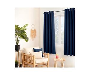 Rideau Thermique "Thermos" 140x180cm Bleu Marine
