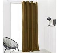 Rideau TODAY isolant a oeillets uni Bronze 140 240 cm G