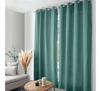 Rideau Uni "Cambria" 140x240cm Vert Jade Vert