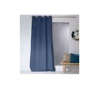 - Rideau uni effet bachette - 135 x 240 cm - Bleu marine