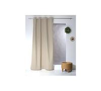 - Rideau uni effet bachette - 135 x 240 cm - Ecru