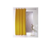 - Rideau uni effet bachette - 135 x 240 cm - Moutarde