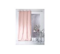 - Rideau uni effet bachette - 135 x 240 cm - Rose
