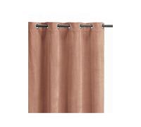 Rideau uni Elise en velours coton 100% - Couleur Epice - 140 x 280 cm