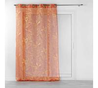 Rideau Voilage à Œillets Belflor 140x240cm Terracotta