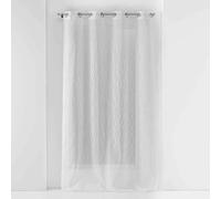 Rideau Voilage à Œillets Colyne 140x240cm Blanc