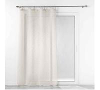 Douceur d'Intérieur – Voilage à œillets Minalisa – 140 x 240 cm, voile tissé – Lin