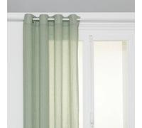Voilage ""Paxta"" 135x240cm vert céladon - Atmosphera Créateur d'intérieur