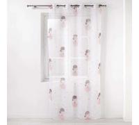 Rideau Voilage à Œillets Petite Princesse 140x240cm Blanc