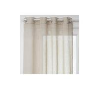 Voilage ""Sab"" beige 140x240cm - Atmosphera Créateur d'intérieur