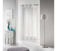 Rideau Voilage à Oeillets Voiline 140x240cm Blanc