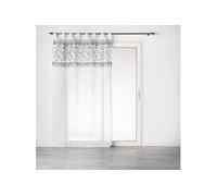Douceur d'Intérieur – Rideau voilage à passants Milagreen – Voile sablé 140x240 cm Blanc