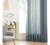 Atmosphera - Voilage Ana - Bleu Orage - 140x240 cm