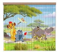 Rideau voilage - DISNEY - La garde du Roi lion - 180x160 cm - Multicolore - Intérieur