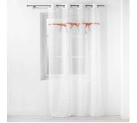 Rideau Voilage Enfant Little Miss 140x240cm Blanc
