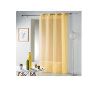 Rideau Voilage Etamine "Telma" 140x240cm Jaune
