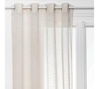 Rideau Voilage Floqué Fred 140x240cm Beige