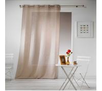 Rideau Voilage ""Haltona"" 140x280cm Noisette
