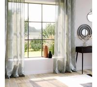 Rideau Voilage Jacquard Enzo 140x260cm Gris
