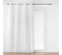 Rideau Voilage Jacquard Ophelia 140x280cm Blanc