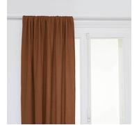 Rideau ""Widdy"" 130x260cm rose terracotta - Atmosphera Créateur d'intérieur