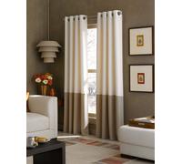 Rideaux à œillets Curtainworks Kendall Unicolore., Brun/Marron Clair, 63 inch