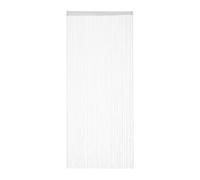 Relaxdays Rideau de fils blanc en lot de 5