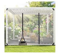 Rideaux de séparation en PVC | Transparent plusieurs tailles : utilisation en extérieur.(H1.8xW1.2m/H5.2xW3.9ft)