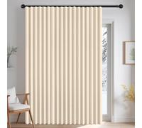 Rideaux de séparation plissés sur Mesure avec Crochets, Parfaits pour Les Chambres et Les Salons.-Beige- W200xH240cm