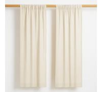 Rideaux en gaze de coton bio blanc