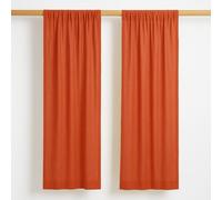 Rideaux en gaze de coton bio fraise
