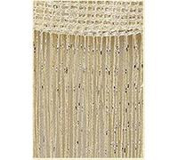 Rideaux en Perles 40 Glitter Fringe String Rideau Brillant Tassel Flash Silver Line String String Rideau Fenêtre Chambre Chambre Chambre Diviseur Porte à écran Fly Suspendre (Color : 1, Size : 100x2