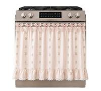 Rideaux Four 78 X 55 Cm Jupe Cuisinière Style Ferme Avec Liens | Rideau Avec Liens Pour Four Pour Cuisine Champêtre, Placard, Fenêtre, Lave-Vaisselle, Micro-Ondes, Dessus, Porte, Saisonnier