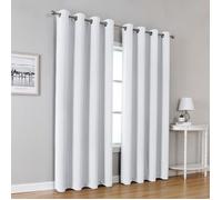 Rideaux isolants thermiques - AIMEII - Blanc - 140 x 240 cm - Occultants - Lavables en machine