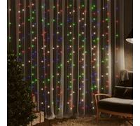 Rideaux lumineux à LED 3x3 m 300 LED Multicolore 8 fonctions