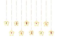 Rideaux lumineux LED | Étoiles lumineuses à DEL - Décoration de vacances - Éclairage esthétique à intensité variable pour intérieur, patio, arbre, extérieur, mariage, salle de classe