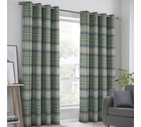 Rideaux occultants 100% pour fenêtres, avec œillets, lot de 2, pour chambre et salon