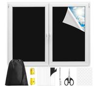 Rideaux occultants à coller, sans perçage, à découper à n'importe quelle taille, stores occultants temporaires portables