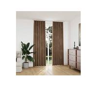 vidaXL Rideaux occultants Velours avec crochets 2 pcs 140x245 cm Beige