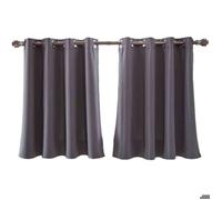 Rideaux Occultants Courts pour Chambre - Longueur Ajustable à Poche pour Tringle - Isolants Thermiques - 29x36 Pouces (74x91cm)