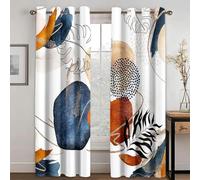 Rideaux occultants décoratifs de Style de décoration d'intérieur Moderne, pour Chambre de Jeunes, Chambre à Coucher, Salon, 117x229cm/46x90in (LxH) x2