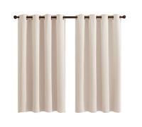 Rideaux Occultants Isolants Thermiques - 2 Panneaux 132x137 cm - Avec illets Label YYV